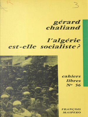 cover image of L'Algérie est-elle socialiste ?
